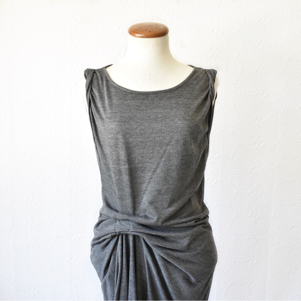 A’reve Gray Sleeveless High Split Dress/Tunic